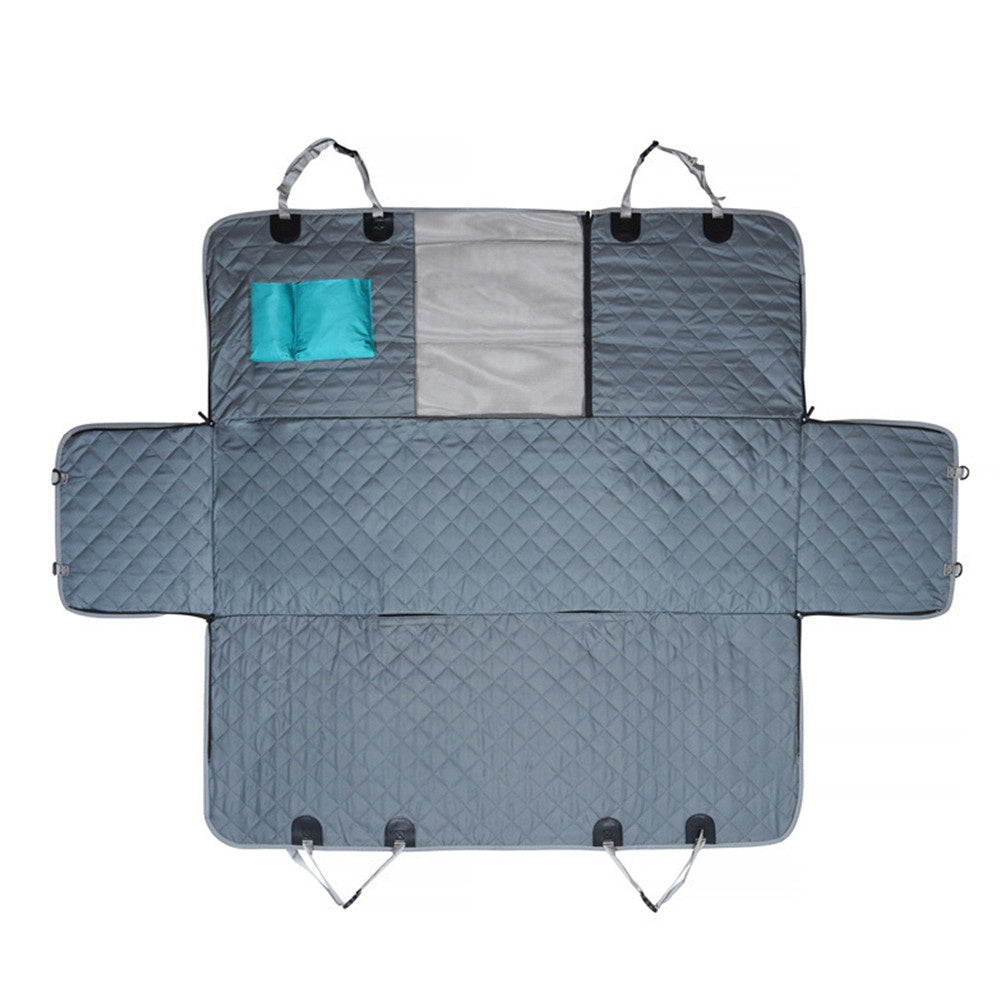 Forro Protector Gris Para Asiento Trasero de Carro