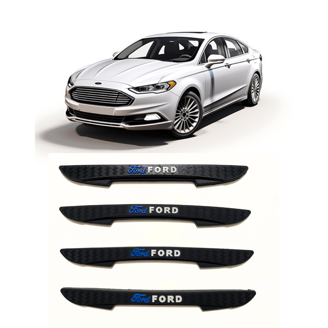 Protector Negro Para Puertas De Carro con Logo y Marca