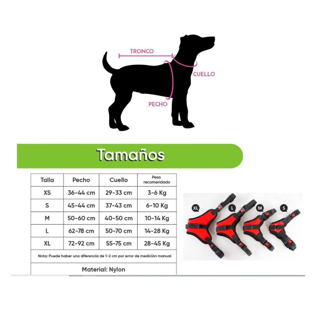 Arnes Con Trailla Tejida