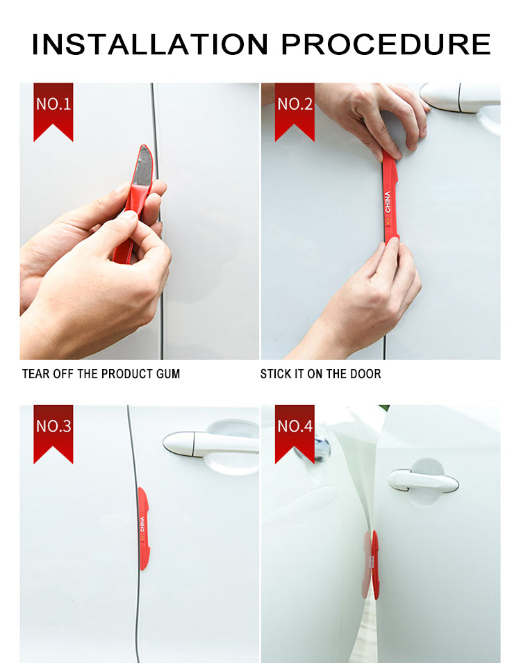 Protector Negro Para Puertas De Carro con Logo y Marca