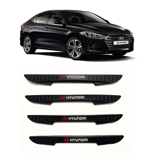 Protector Negro Para Puertas De Carro con Logo y Marca X4