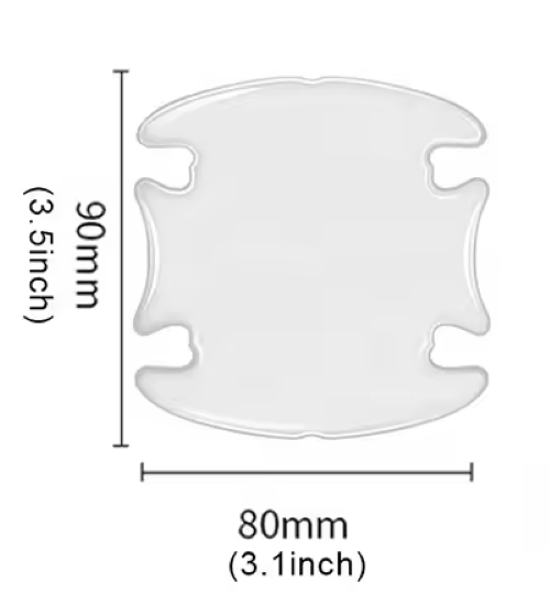 Protector Para Manijas De Carro Transparente X4